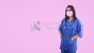 A woman doctor with a stethoscope