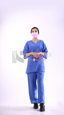 A woman doctor with a stethoscope