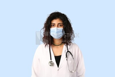 A woman doctor with a stethoscope