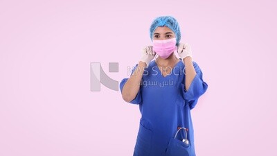 A woman doctor with a stethoscope