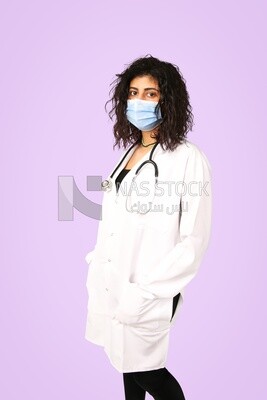 A woman doctor with a stethoscope