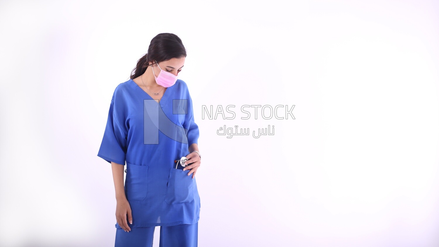 A woman doctor with a stethoscope