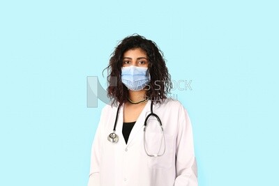 A woman doctor with a stethoscope