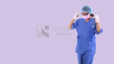 A woman doctor with a stethoscope