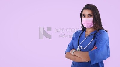 A woman doctor with a stethoscope