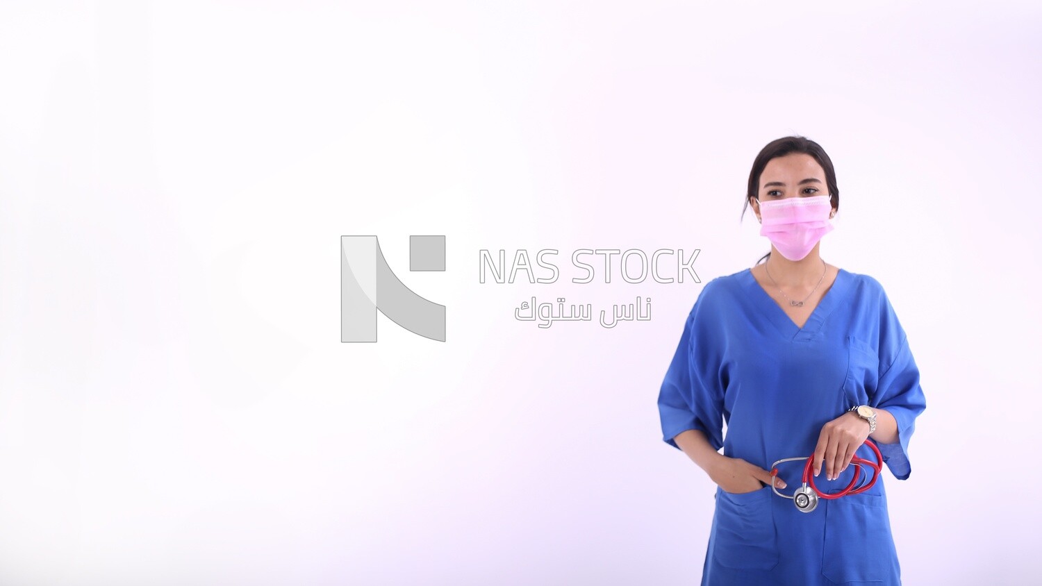 A woman doctor with a stethoscope