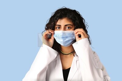 A woman doctor with a stethoscope