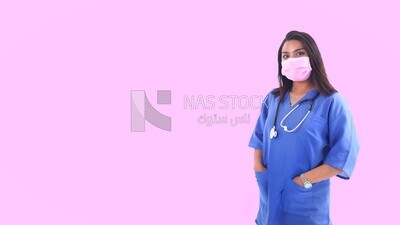 A woman doctor with a stethoscope