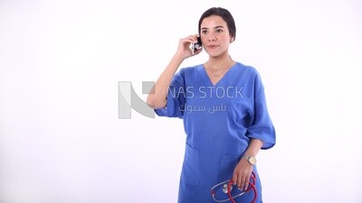 A woman doctor with a stethoscope