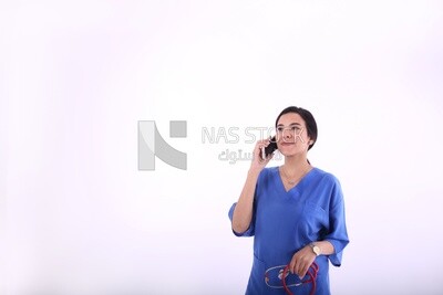 A woman doctor with a stethoscope