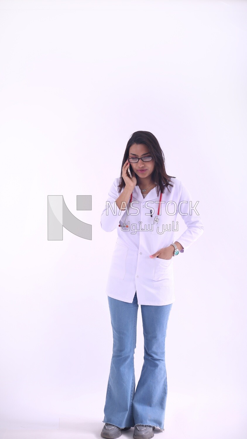 A woman doctor with a stethoscope
