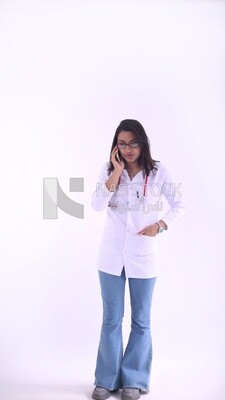 A woman doctor with a stethoscope