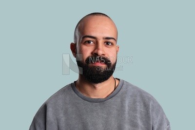 young man with a beard