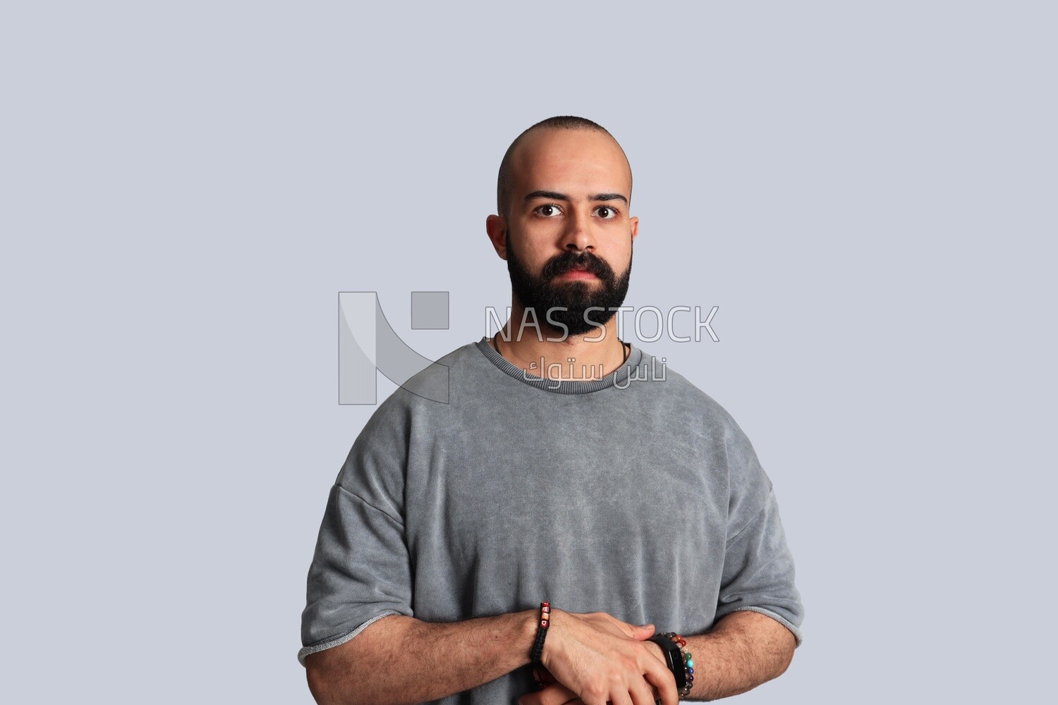 young man with a piercing look