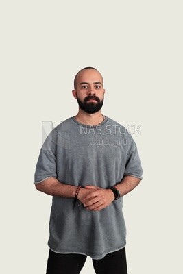 young man with a beard