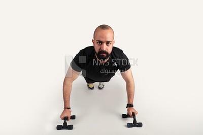 young man doing Exercise