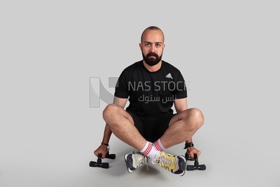 sportsman doing Exercise