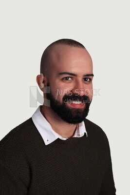 Happy man after hearing restored