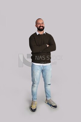 man wearing a pullover