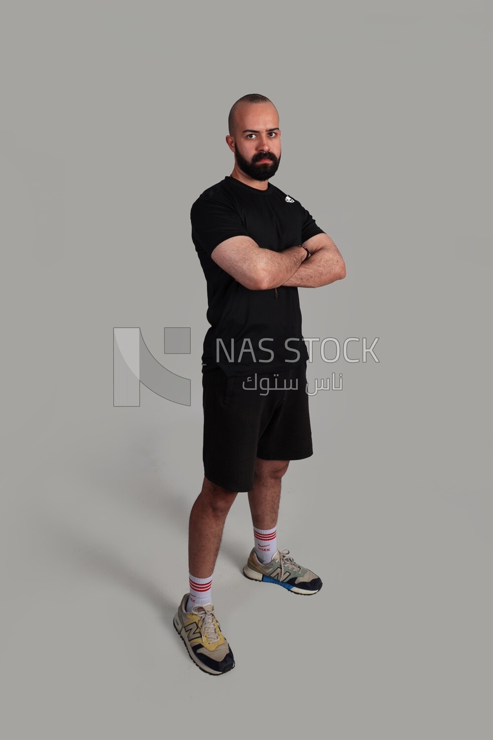 man wearing sports clothes