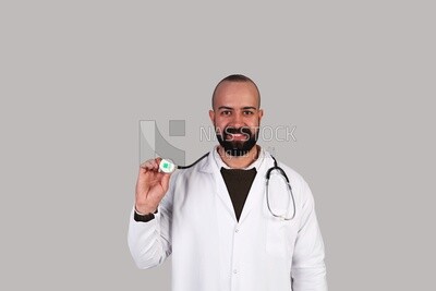 doctor holding a stethoscope