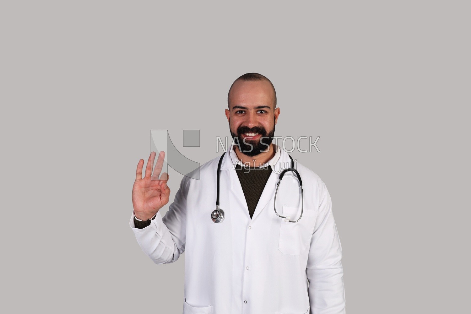 doctor with excellent gesture