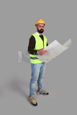 construction engineer at work