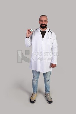 doctor holding a stethoscope