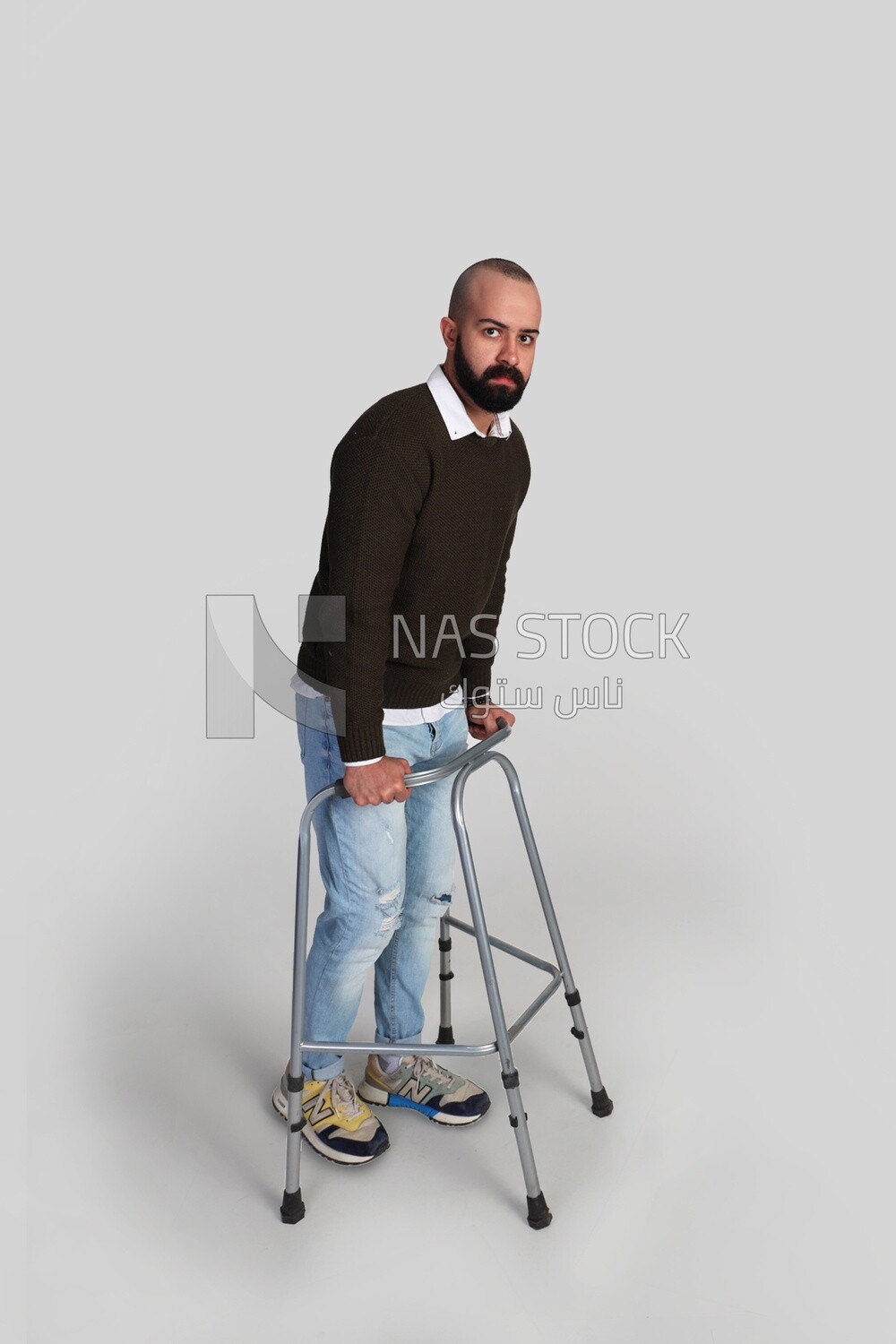 man with a problem in his foot