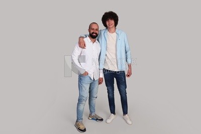 two friends posing together for a photo