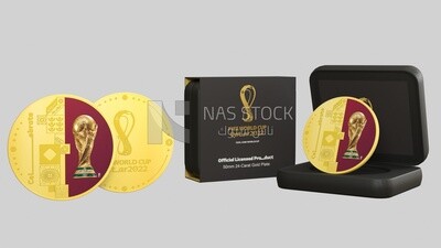 3D model of the World Cup gold medal