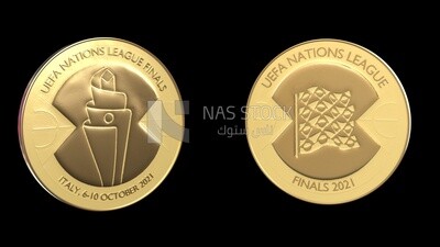 3D model of a Uefa Nation League Medal