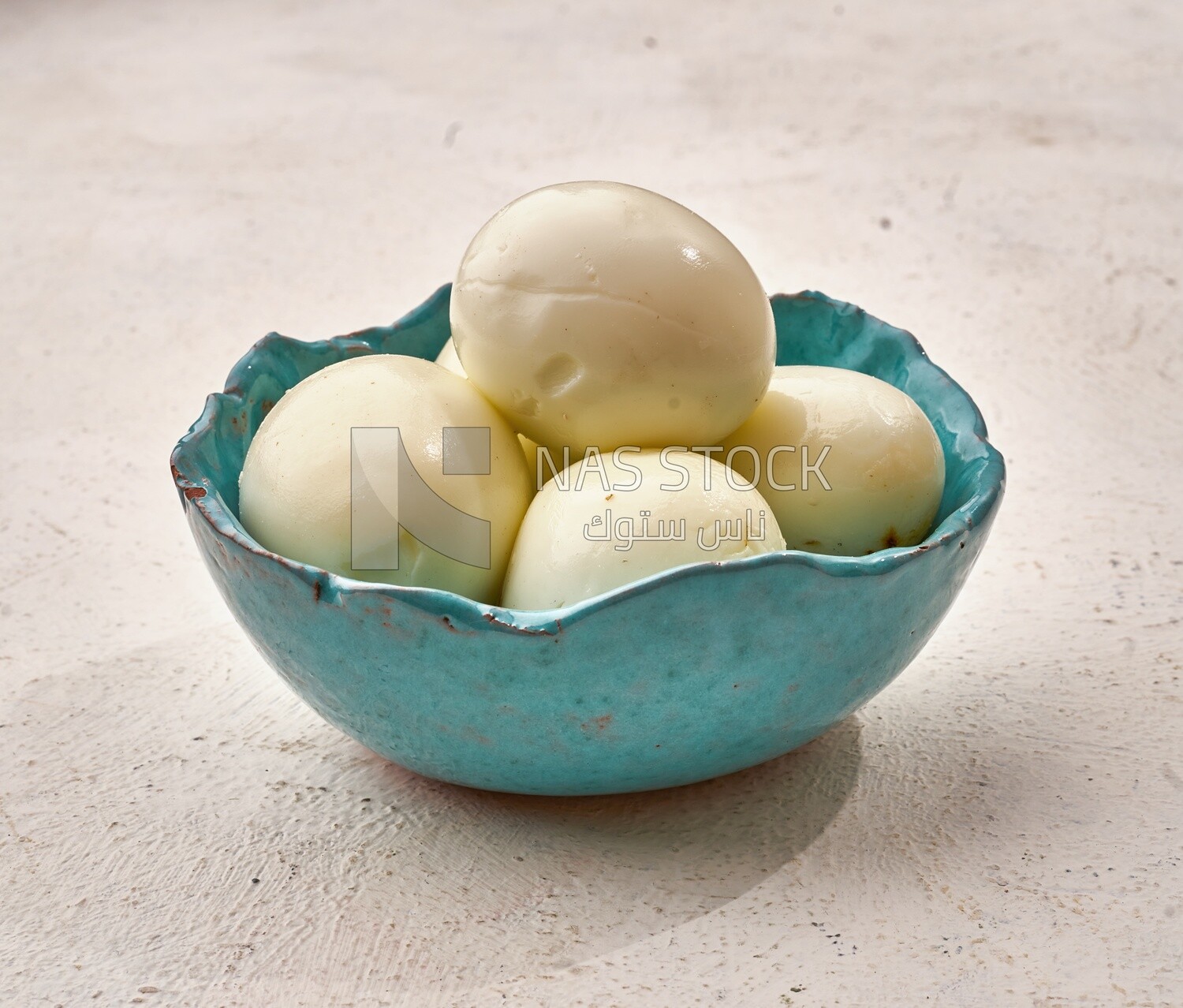 Plate of boiled egg,  Arabic breakfast, arab restaurant,  oriental breakfast