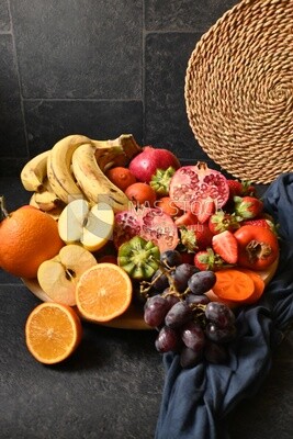 Plate of fruits