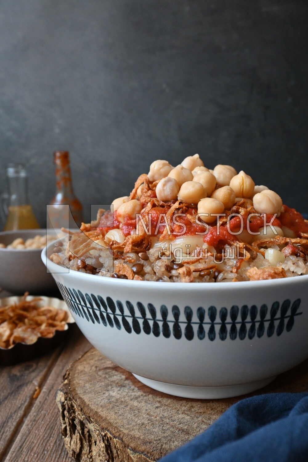 Egyptian koshary dish