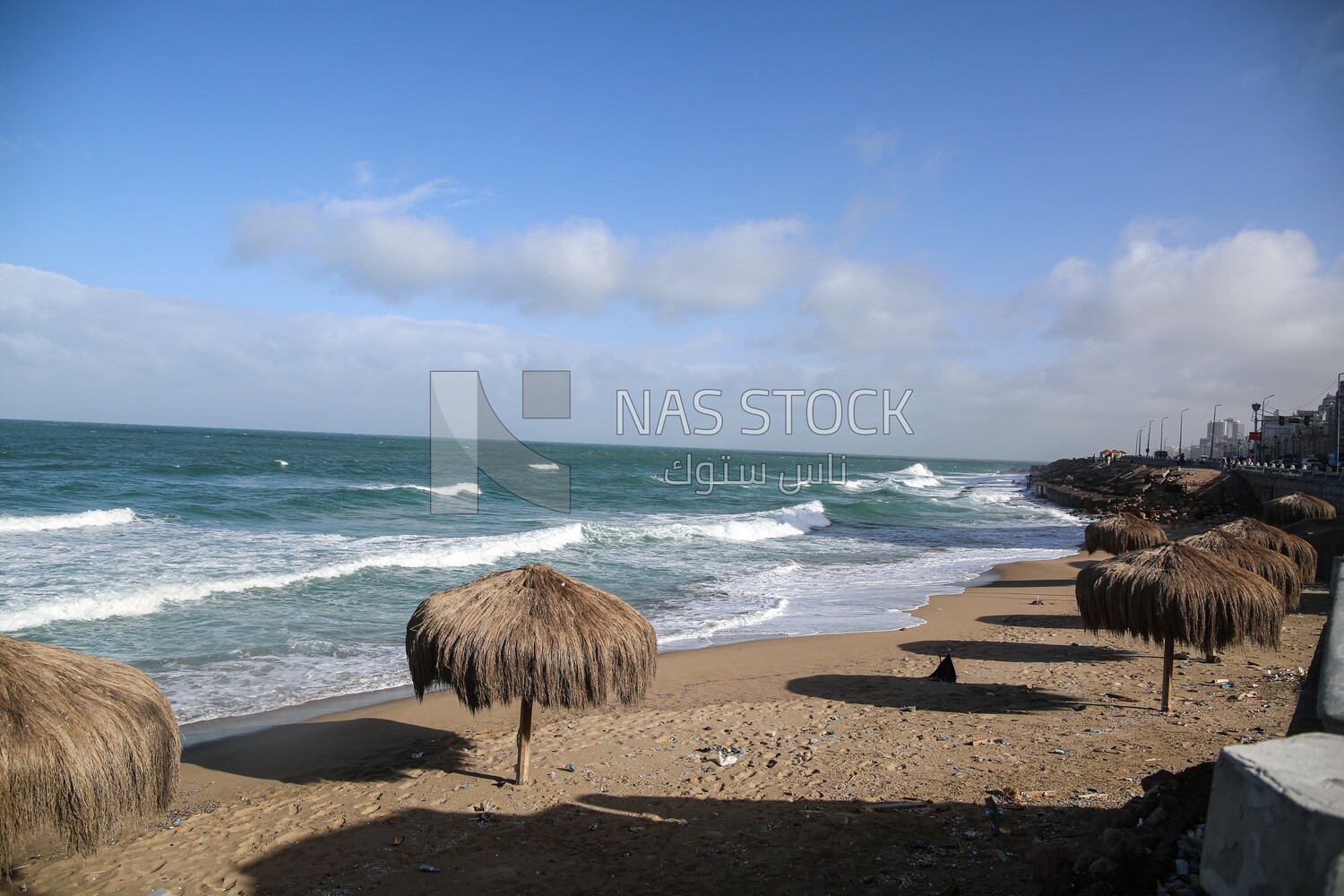 Umbrellas on the beach