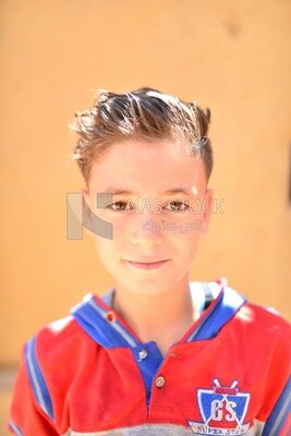 Boy with red tishirt