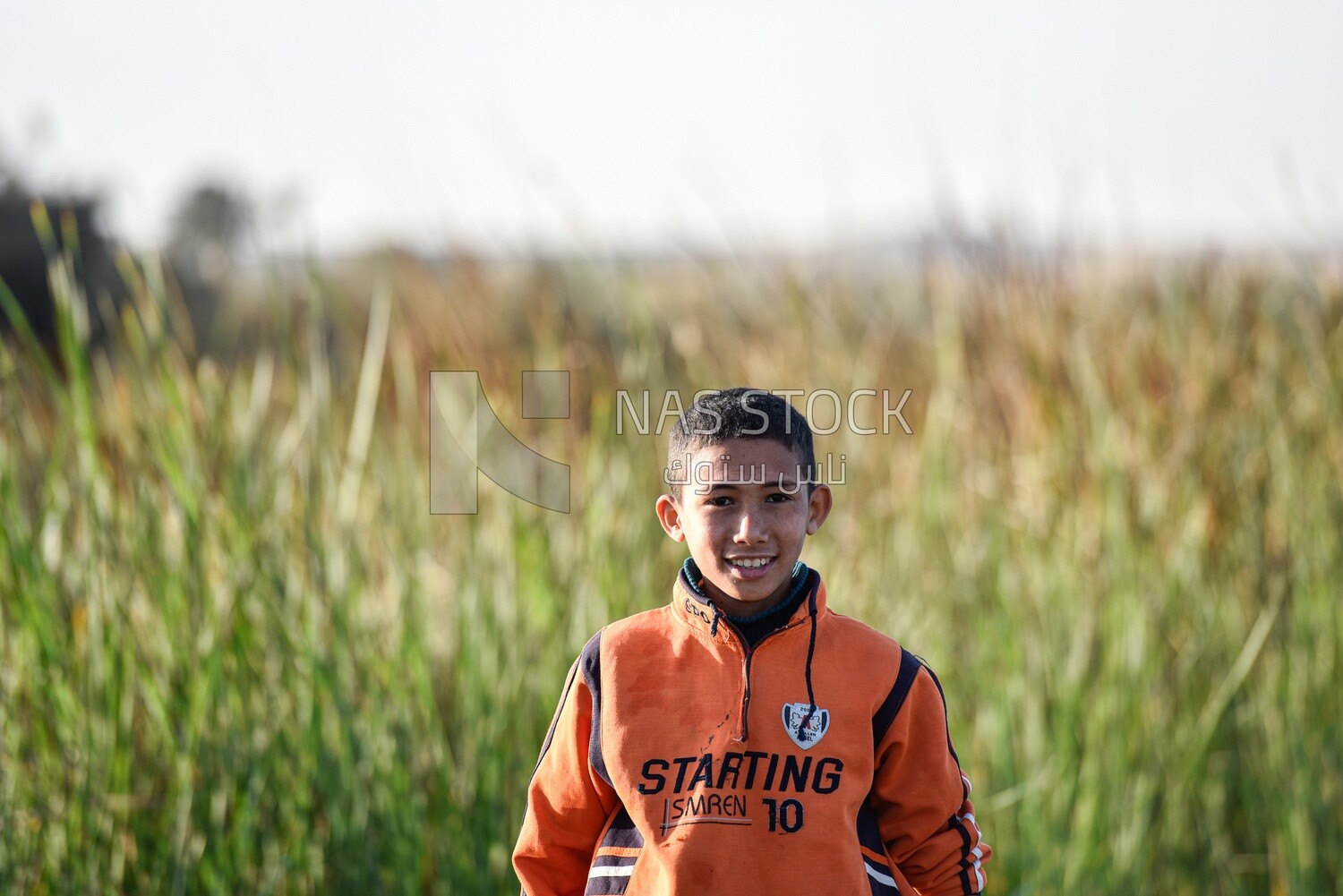 Kid in the farm