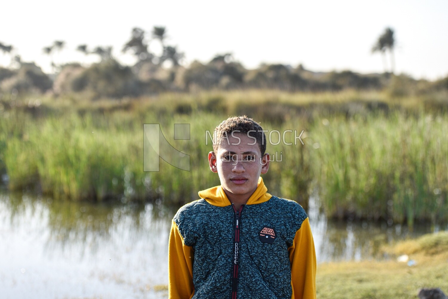 Kid in the farm