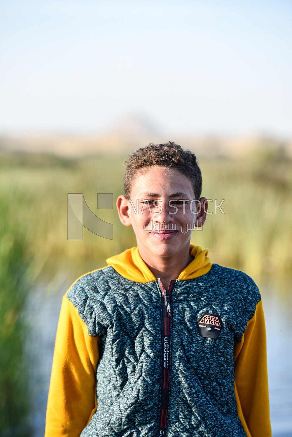 Kid in the farm