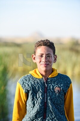 Kid in the farm