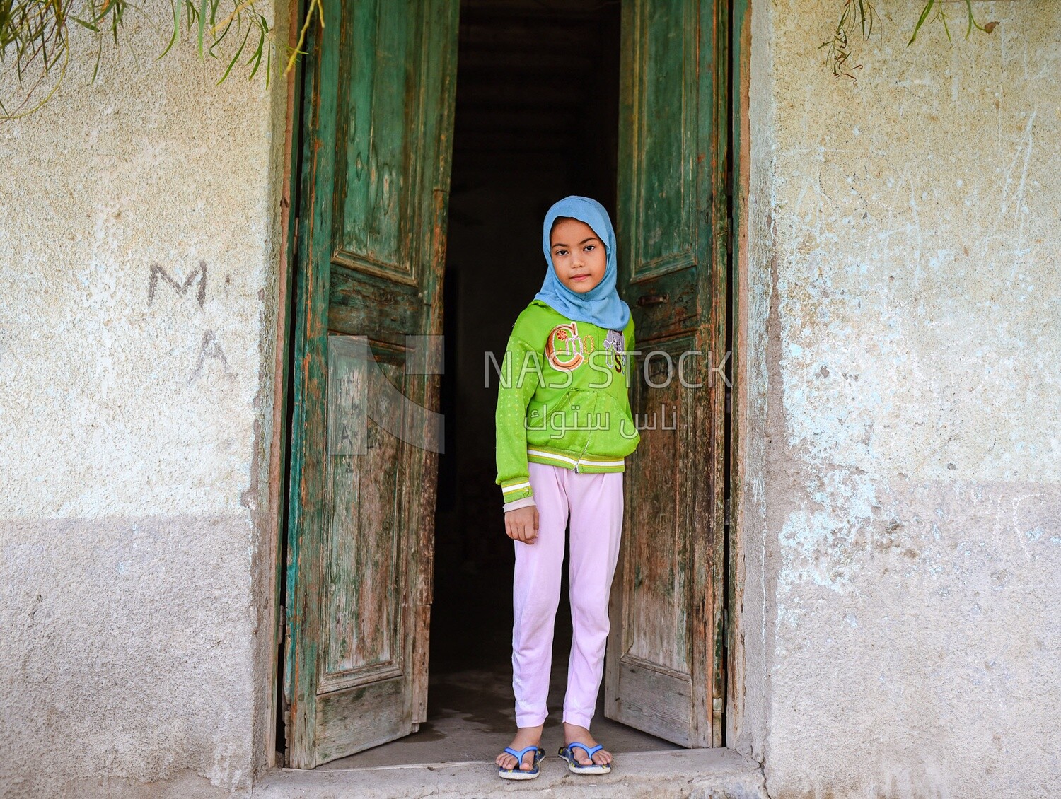 Veiled girl