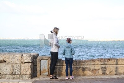 Woman and her daughter