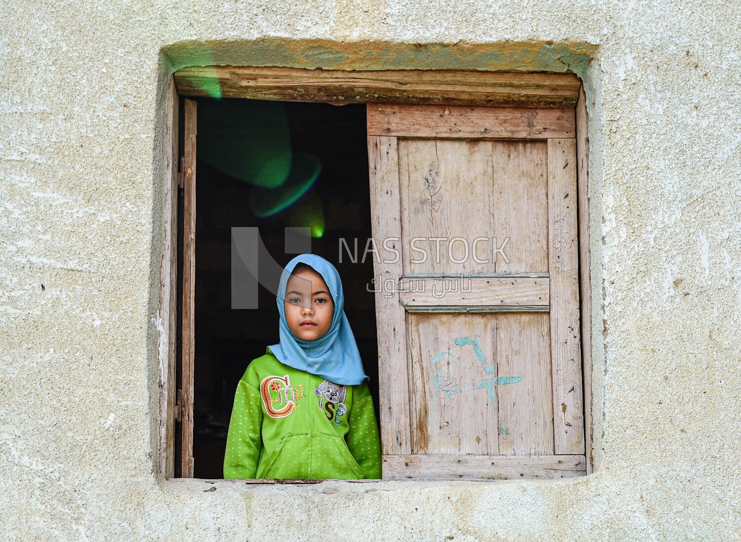 Veiled girl