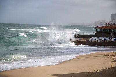 Collision of waves with the barriers