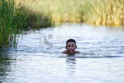 Swiming boy
