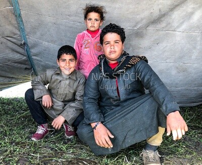 Three brothers from the Egyptian countryside