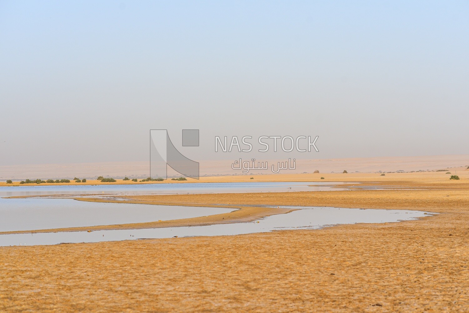 Lake Qarun in Fayoum, Egypt