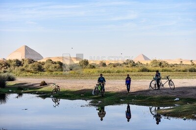 Dahshur village, Egypt