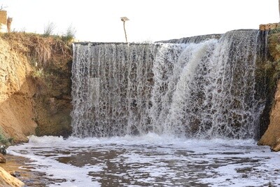 Wadi El Rayan Waterfalls in Fayoum, Egypt